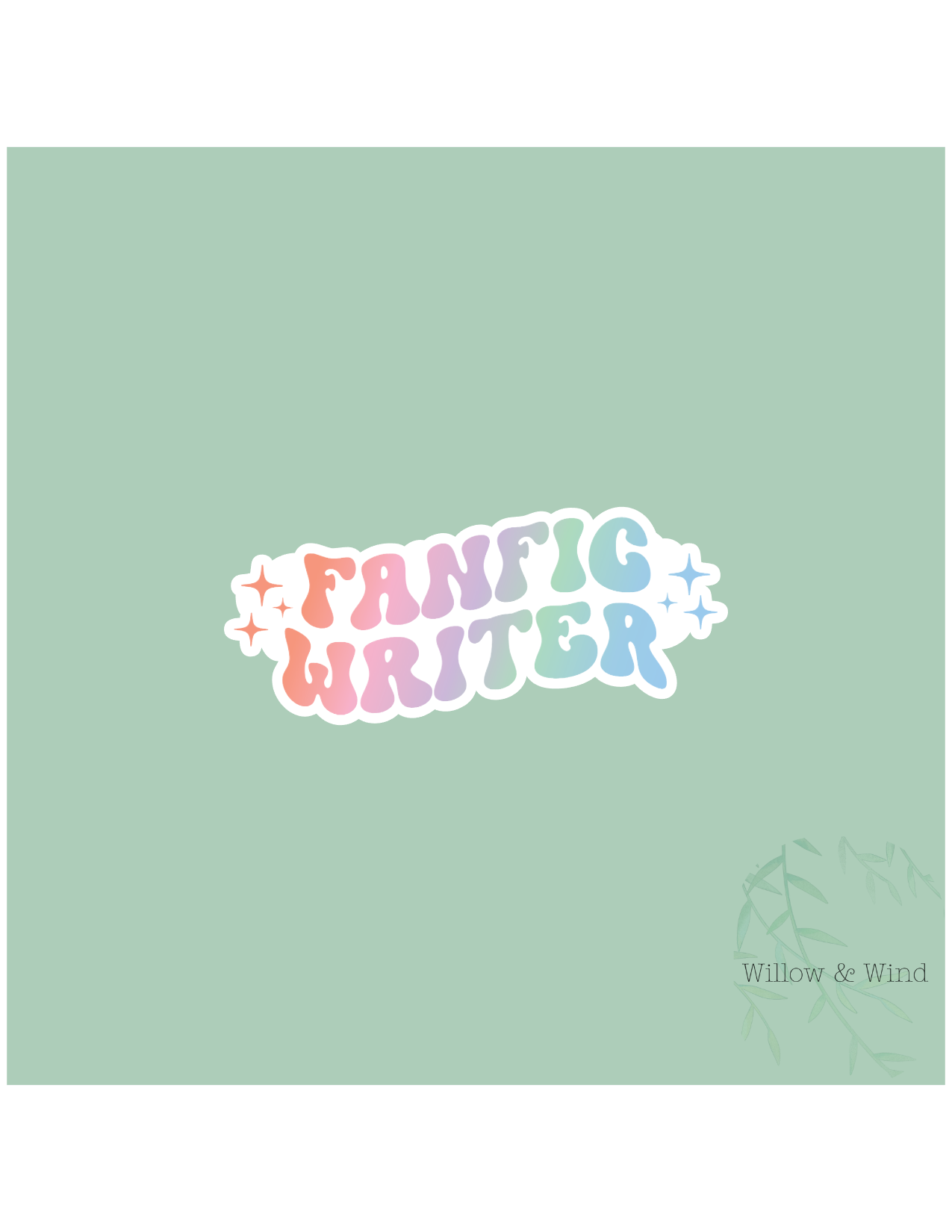 Fanfic Writer - Bookish Sticker