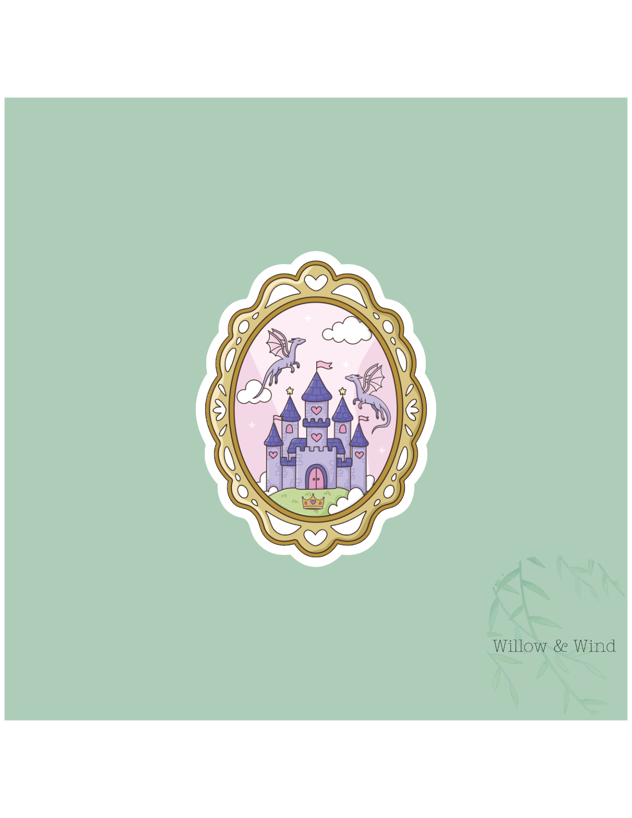 Fantasy Frame - Bookish Sticker