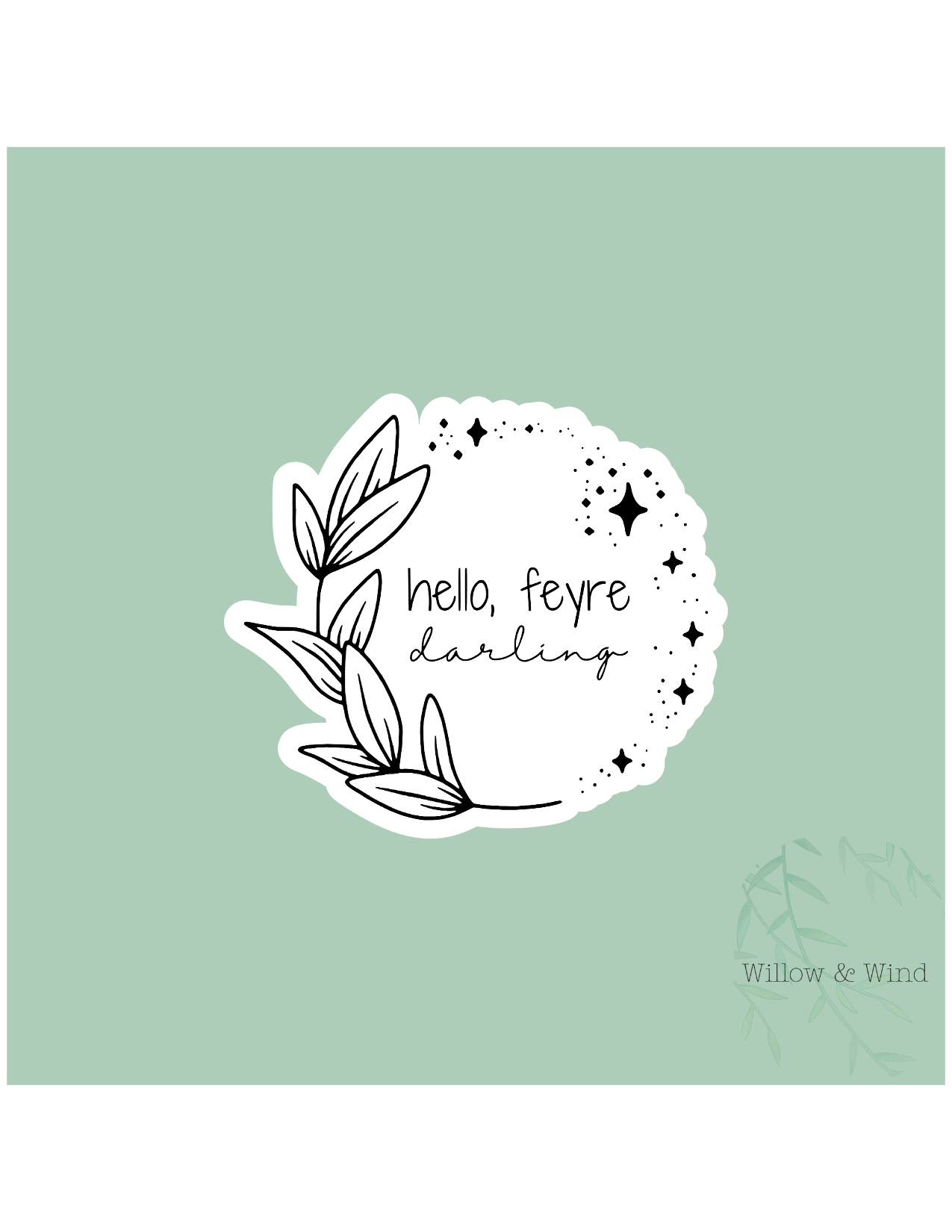 Feyre Darling  - A Court of Thorns and Roses Sticker