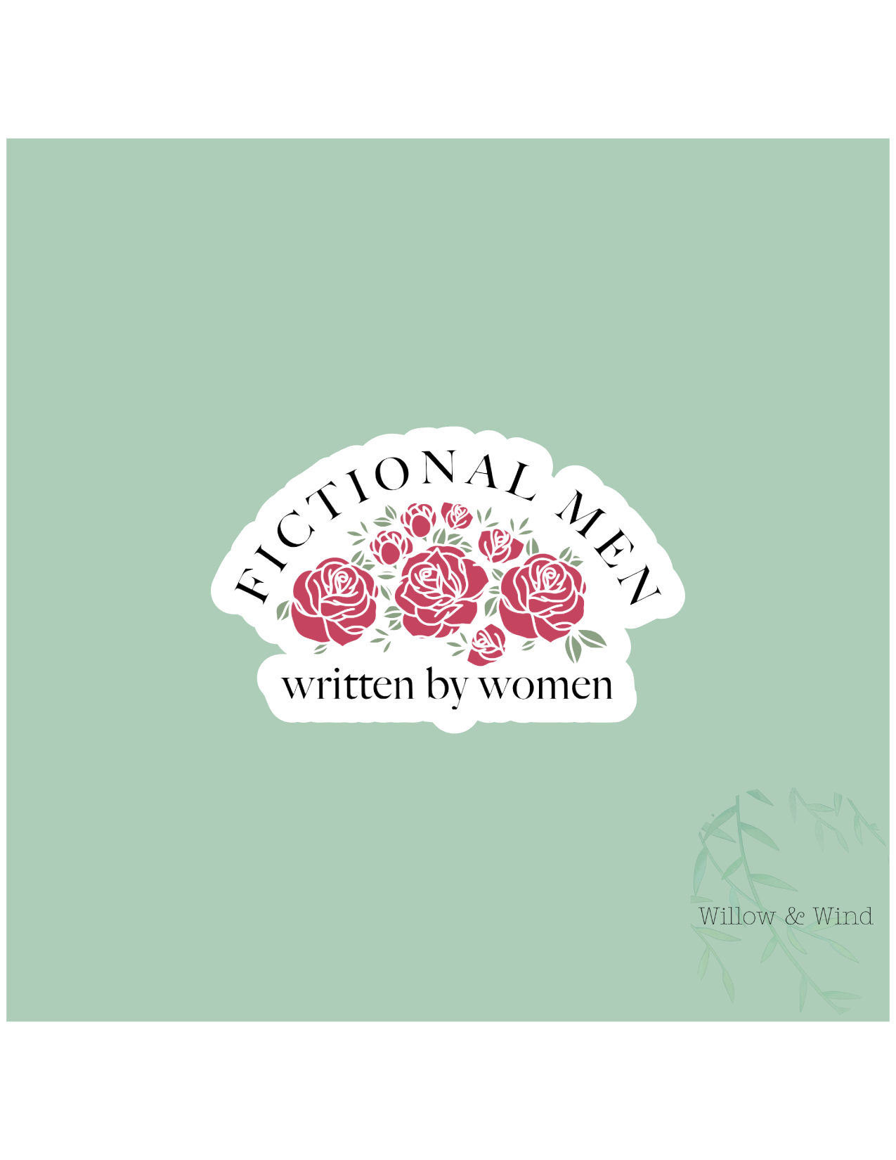 Fictional Men - Bookish Sticker