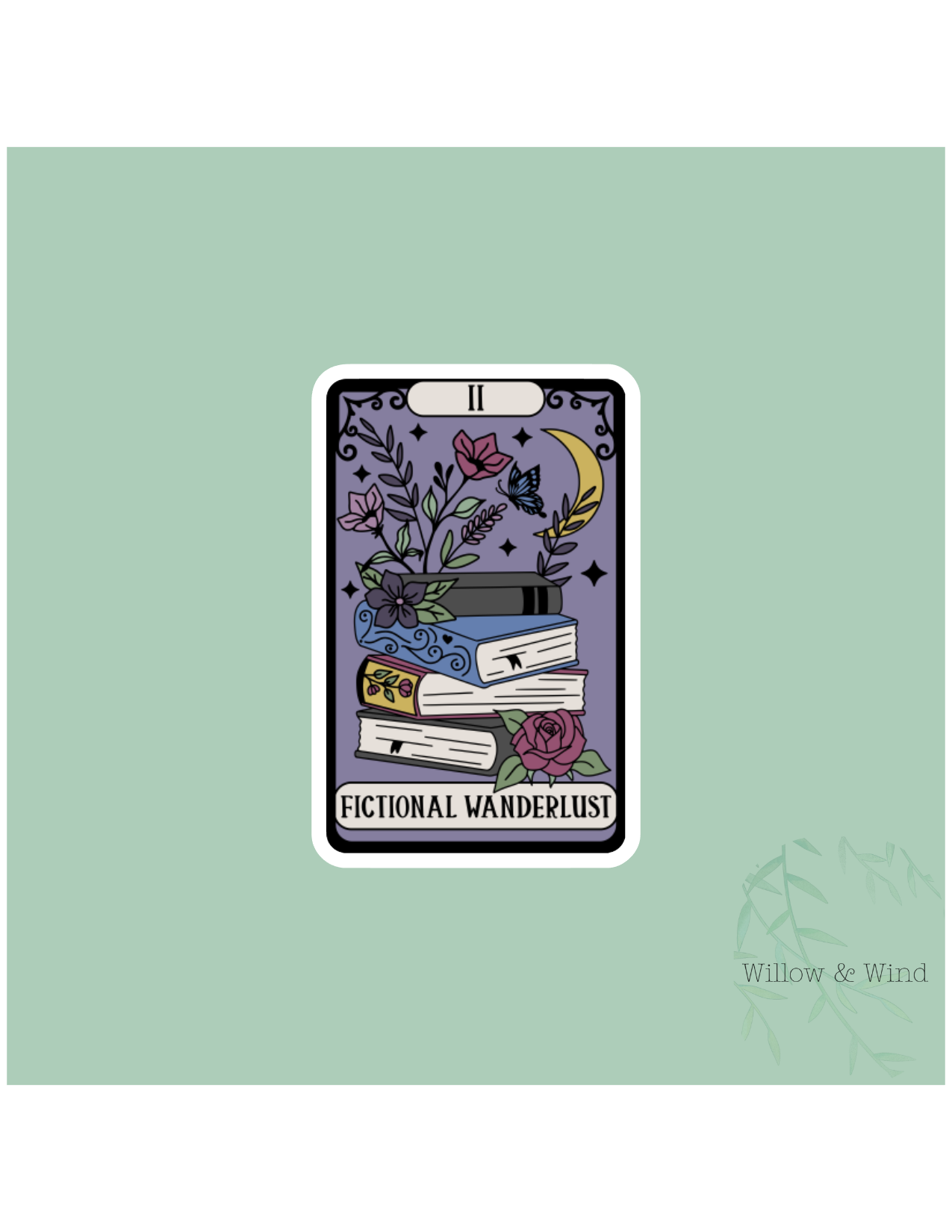 Fictional Wanderlust Tarot - Bookish Sticker