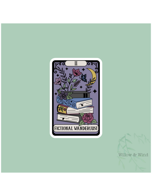 Fictional Wanderlust Tarot - Bookish Sticker