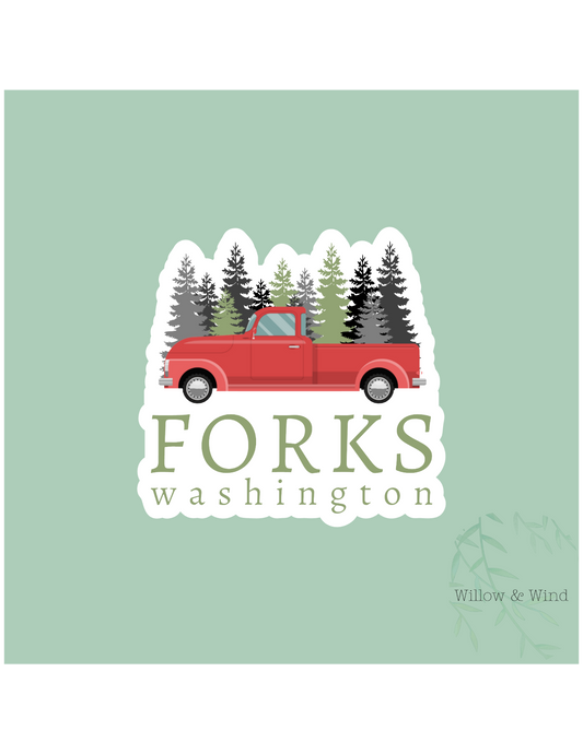 Forks, Washignton - Twilight Sticker
