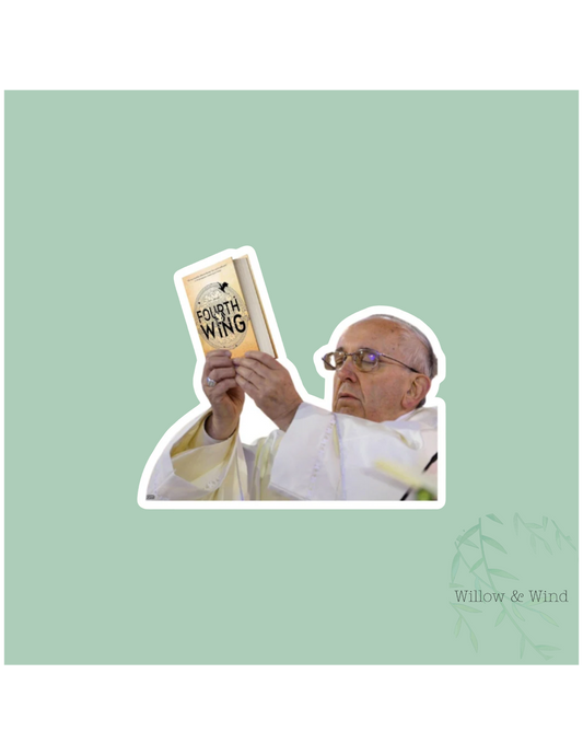 Fourth Wing Pope - Fourth Wing Sticker