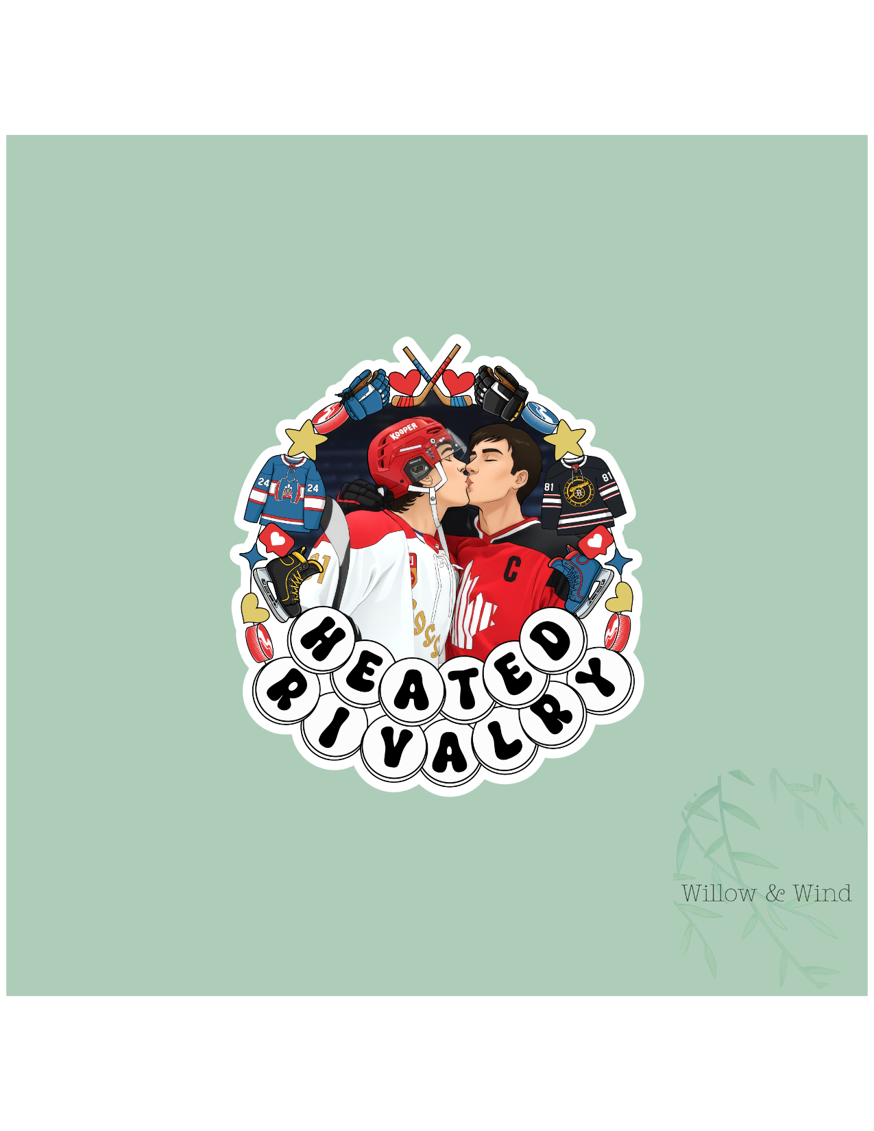 Friendship Bracelet - Heated Rivalry Sticker