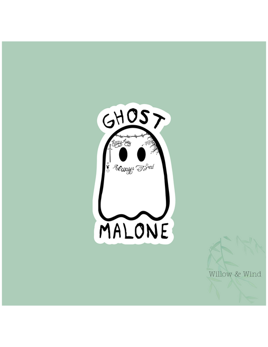 Ghost Malone Sticker