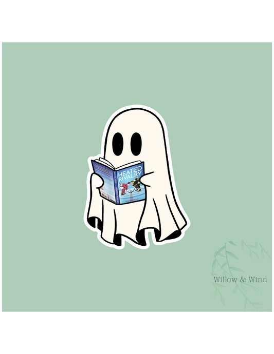 Ghost Reading HR - Heated Rivalry Sticker