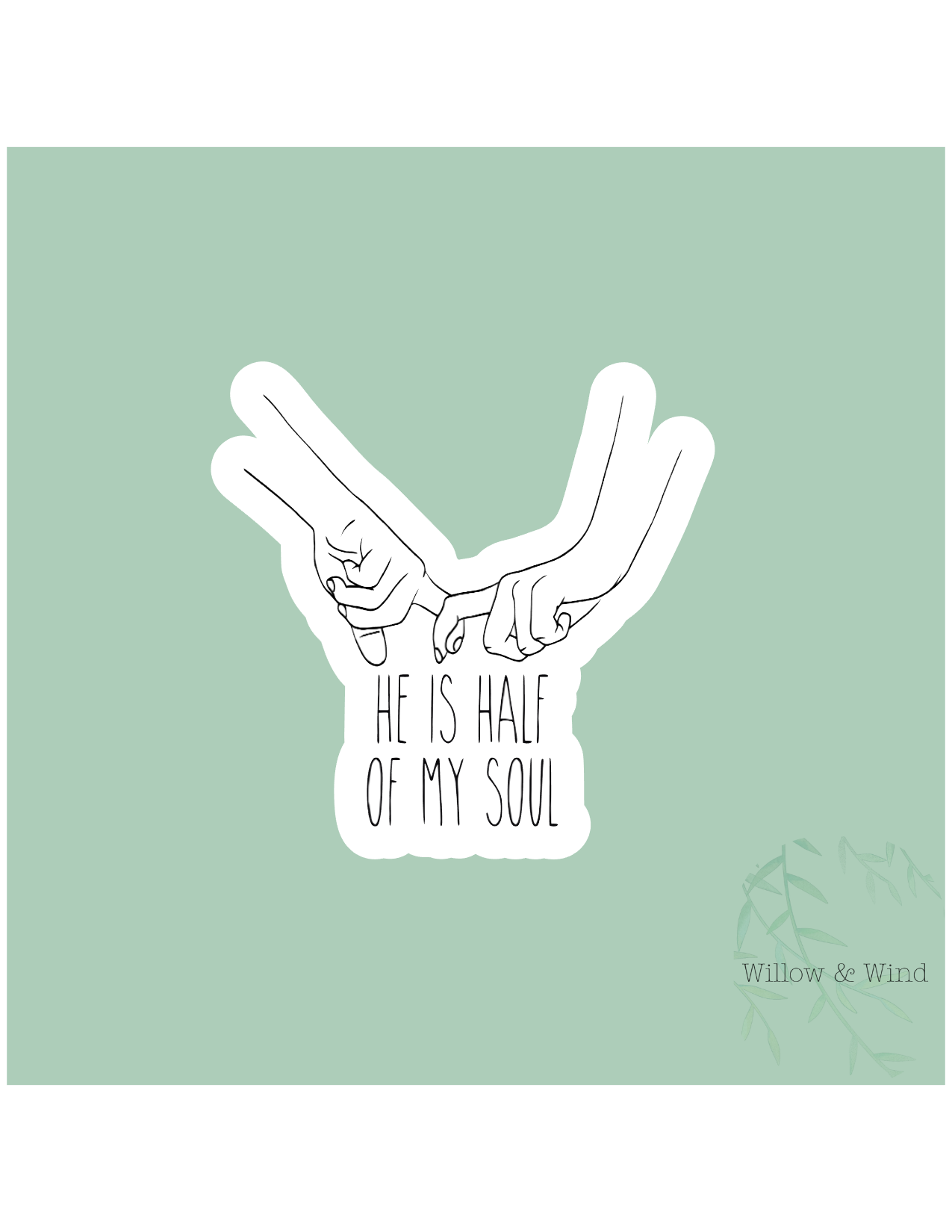 Half of My Soul - Bookish Sticker