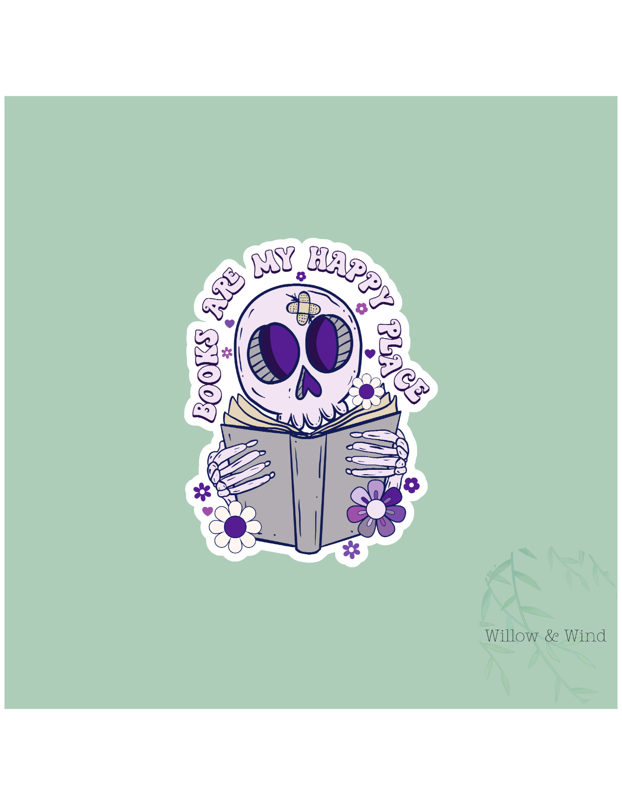 Happy Place - Bookish Sticker
