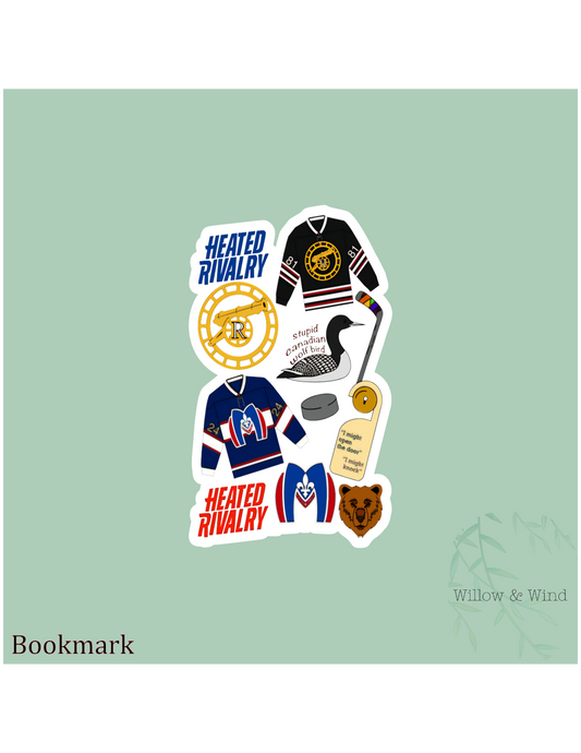Heated Rivalry Mashup Bookmark