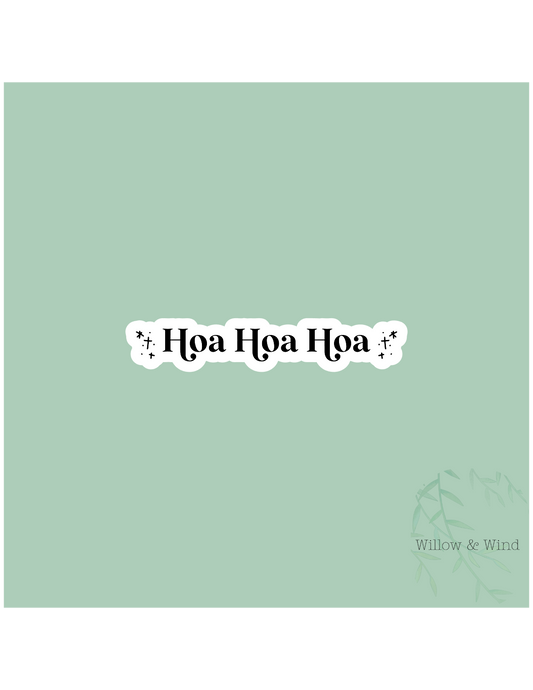 Hoa Hoa Hoa - Twilight Sticker