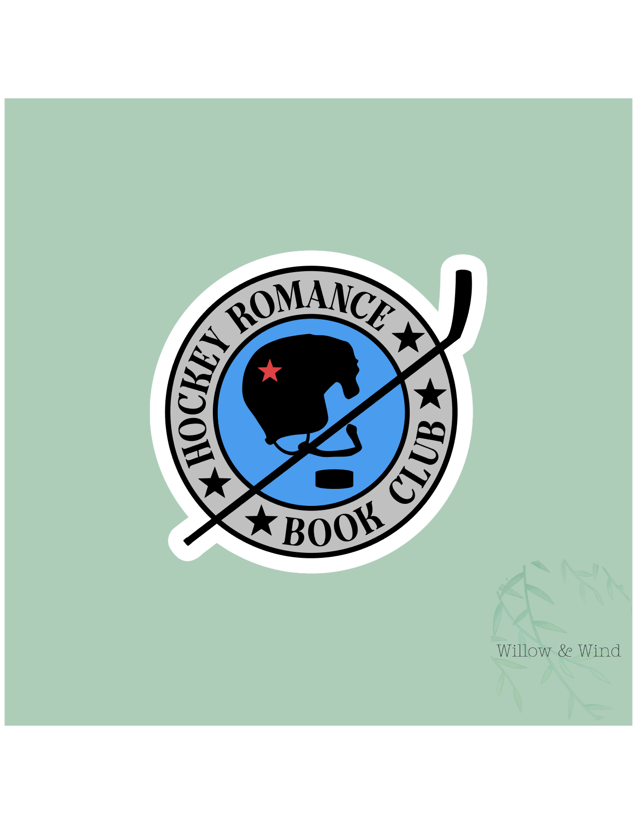 Hockey Romance Book Club - Bookish Sticker