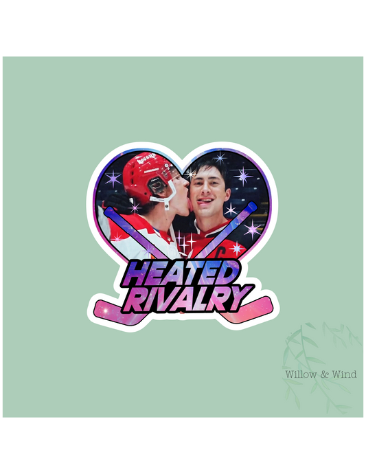 Hockey Sticks with Heart - Heated Rivalry Sticker
