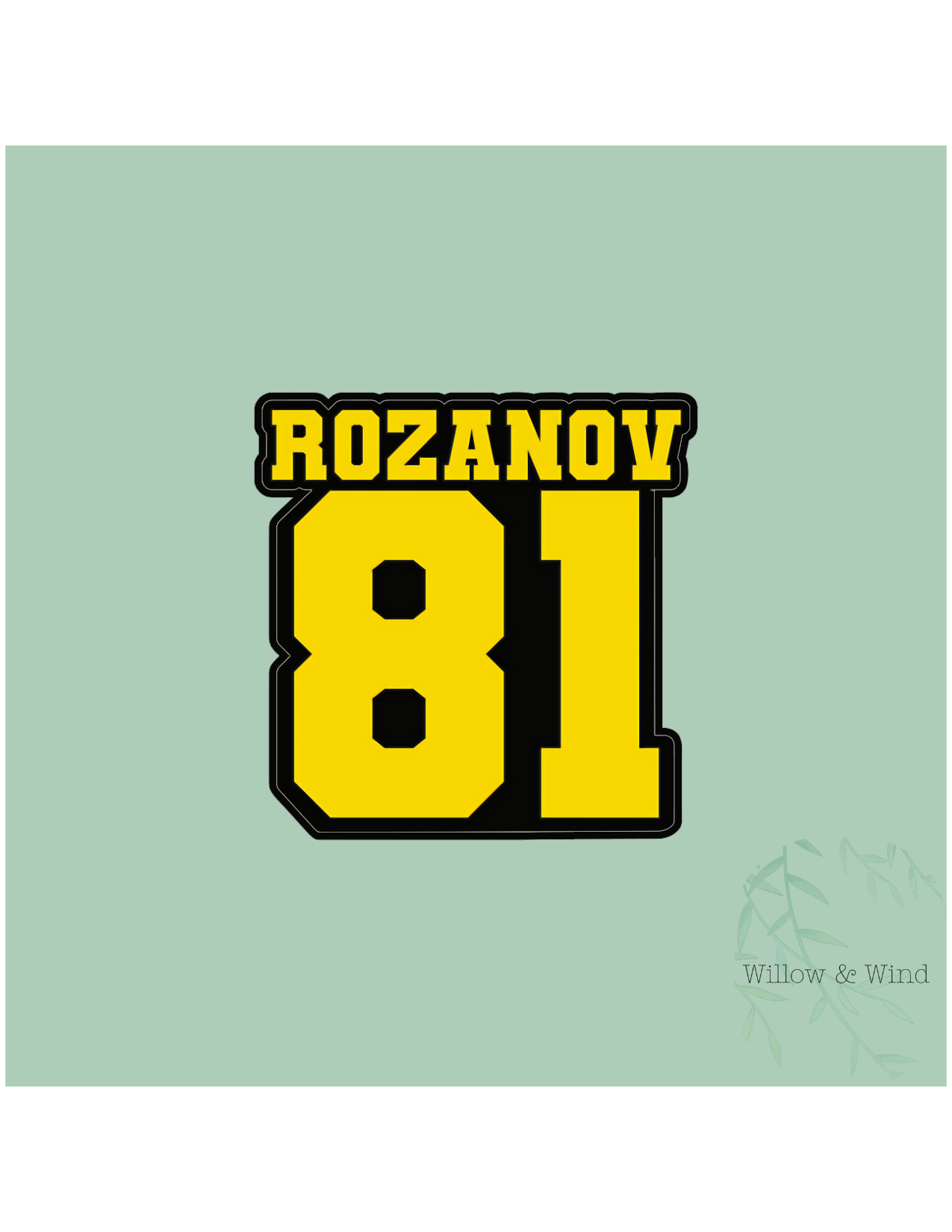 Rozanov 81 - Heated Rivalry Sticker