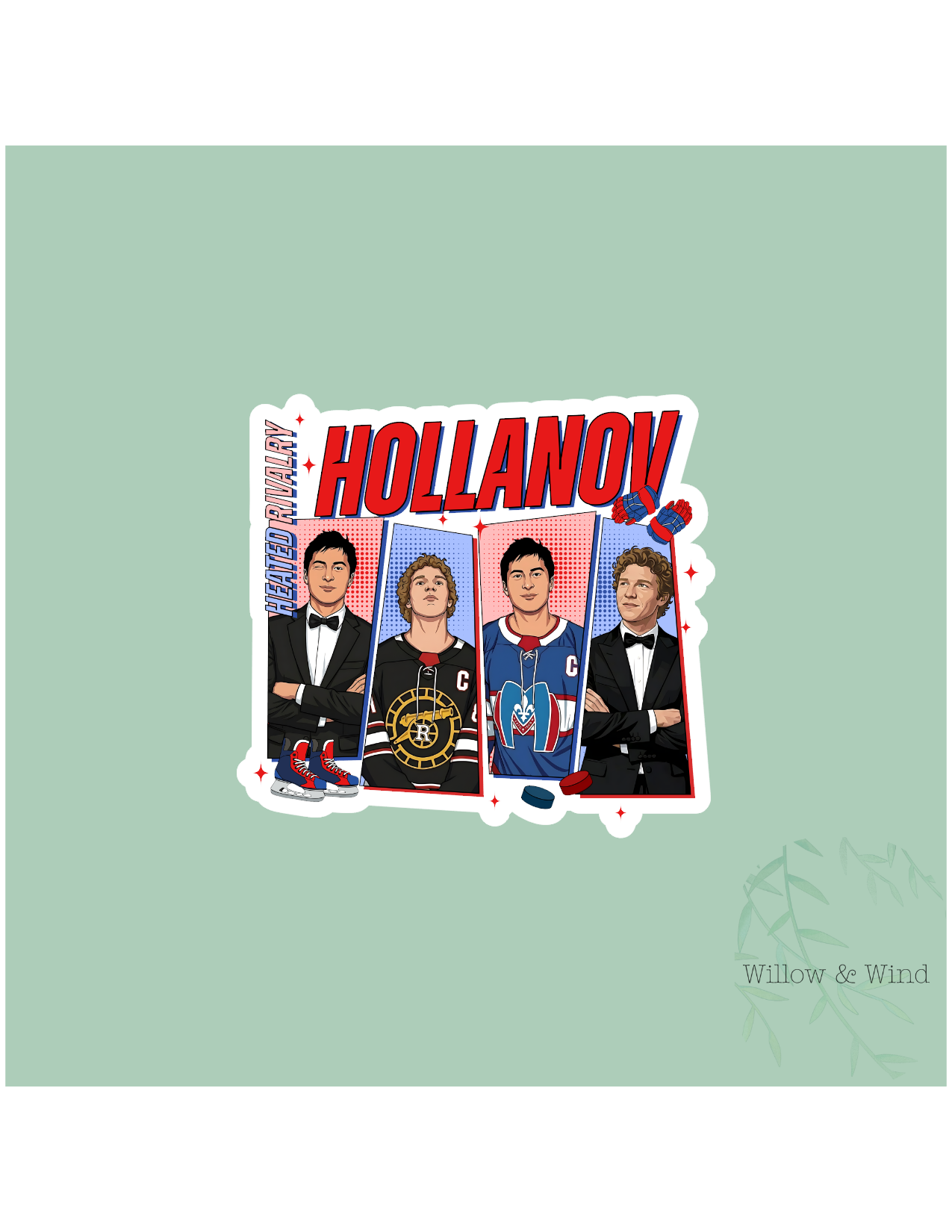 Hollanov Boys - Heated Rivalry Sticker