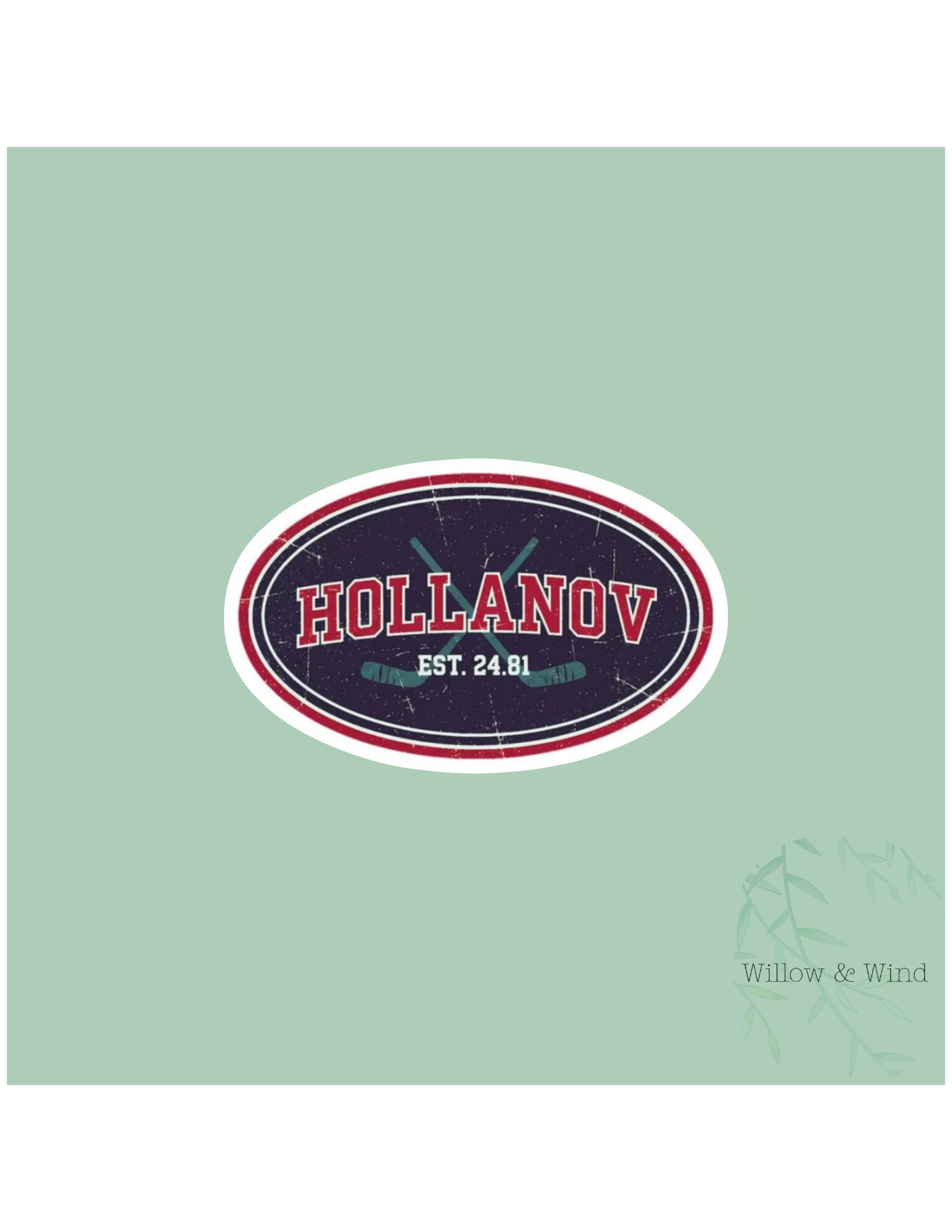 Hollanov Bumper Sticker Style - Heated Rivalry Sticker