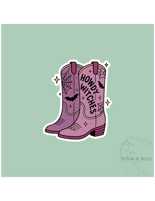 Howdy Witches Witchy Sticker