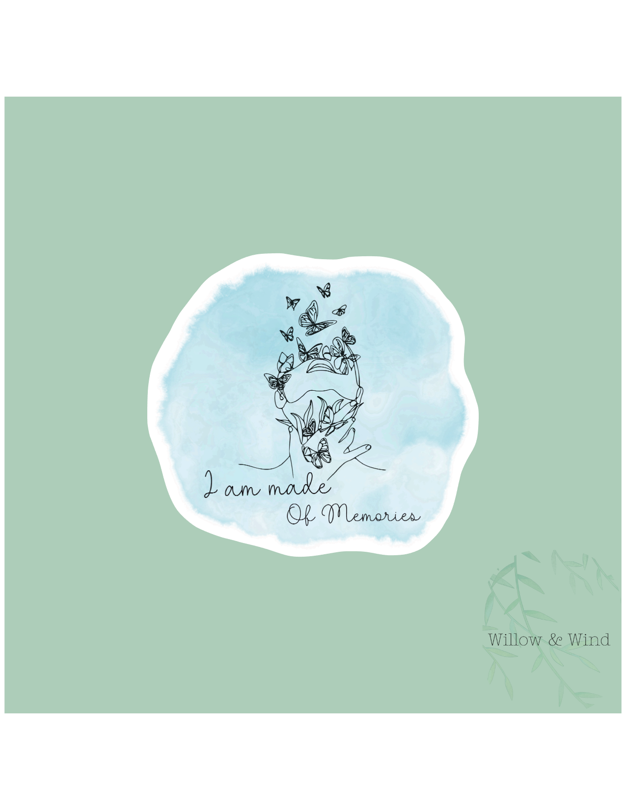 I Am Made of Memories - Bookish Sticker
