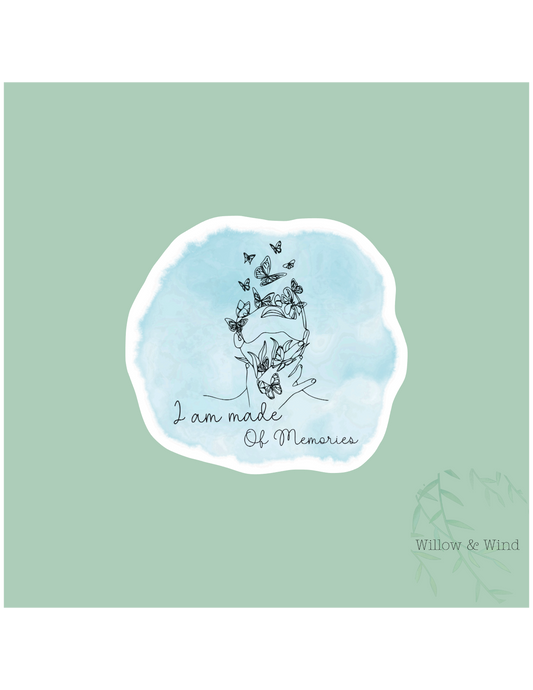 I Am Made of Memories - Bookish Sticker