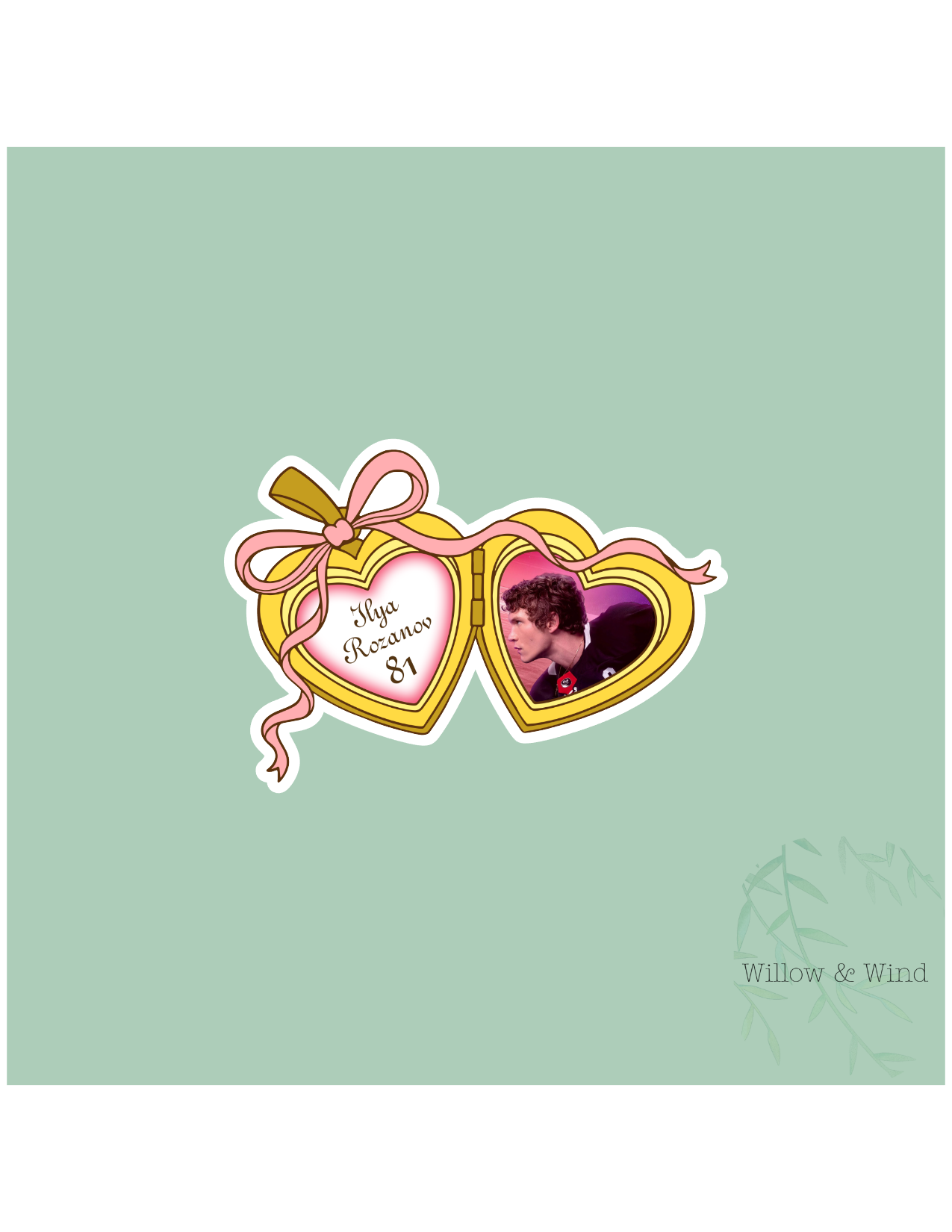 Ilya Locket - Heated Rivalry Sticker