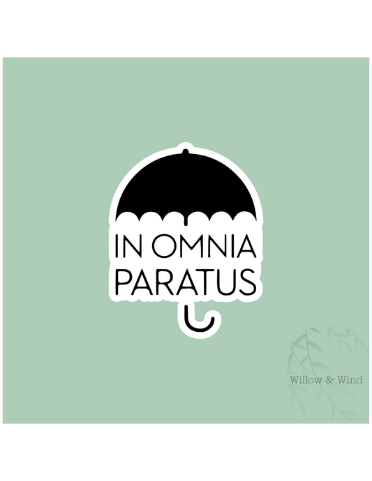 In Omnia Paratus Gilmore Girls Sticker