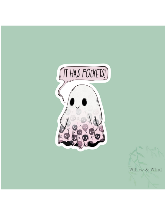 Pocket Ghost Sticker