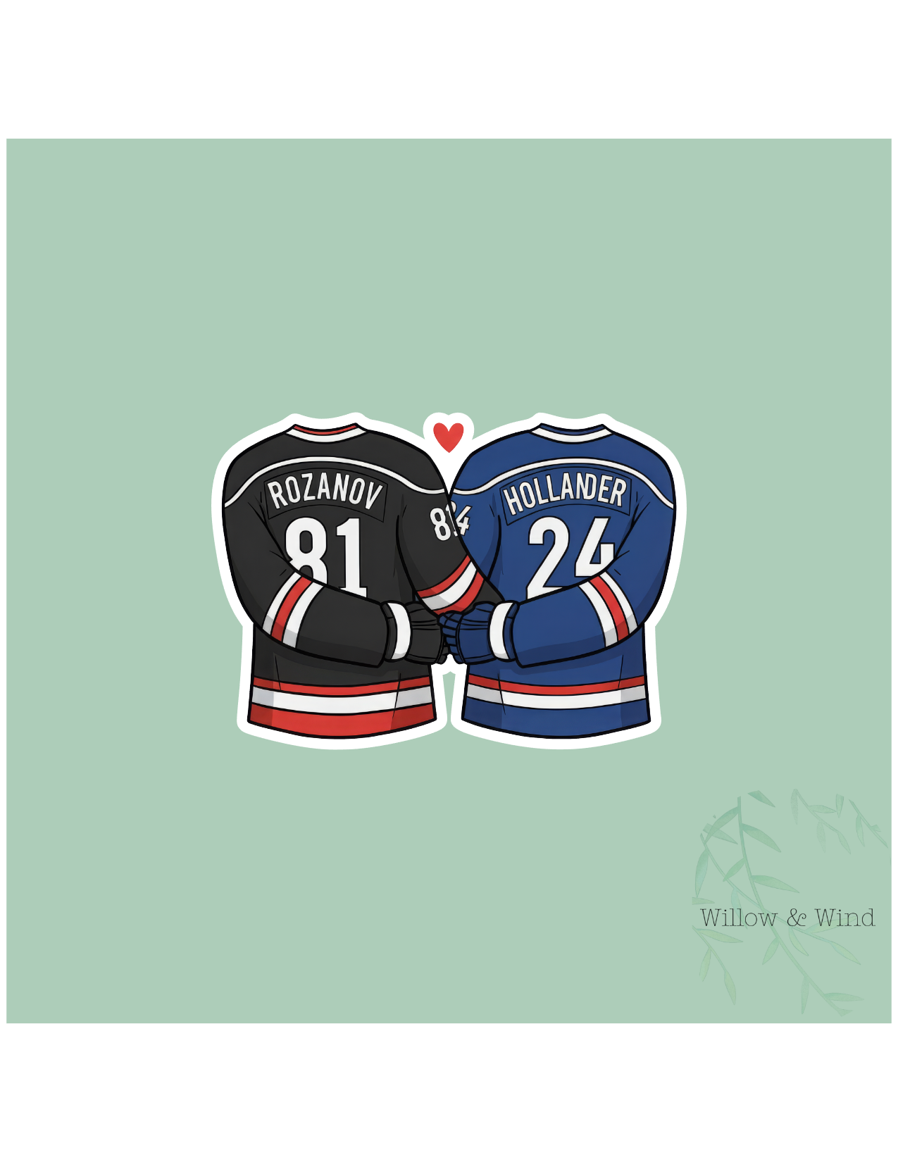 Jersey Love - Heated Rivalry Sticker