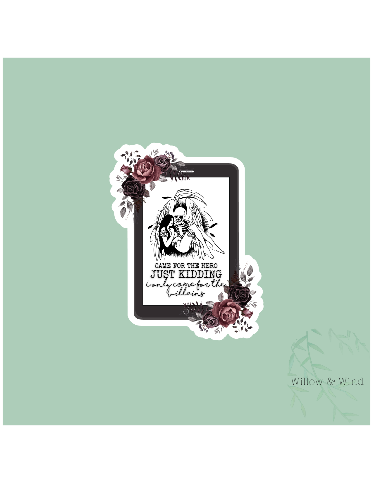 Just Kidding - Bookish Sticker