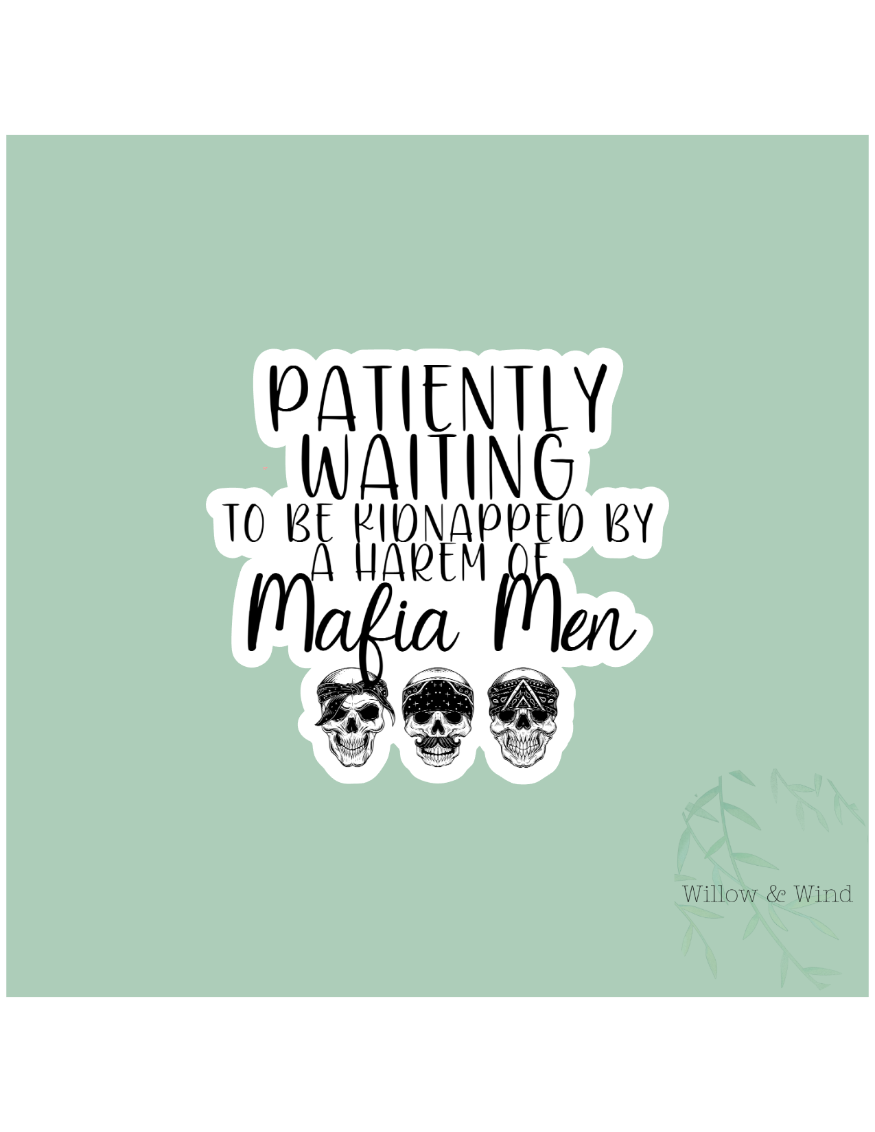 Patiently Waiting - Bookish Sticker
