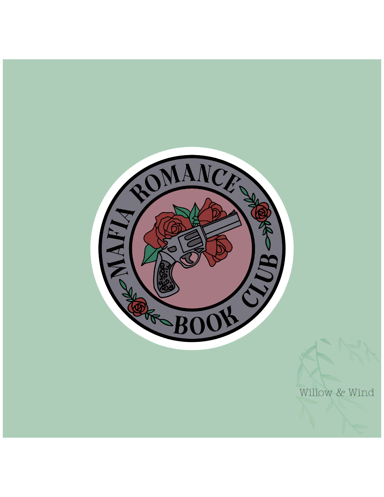 Mafia Romance Book Club - Bookish Sticker