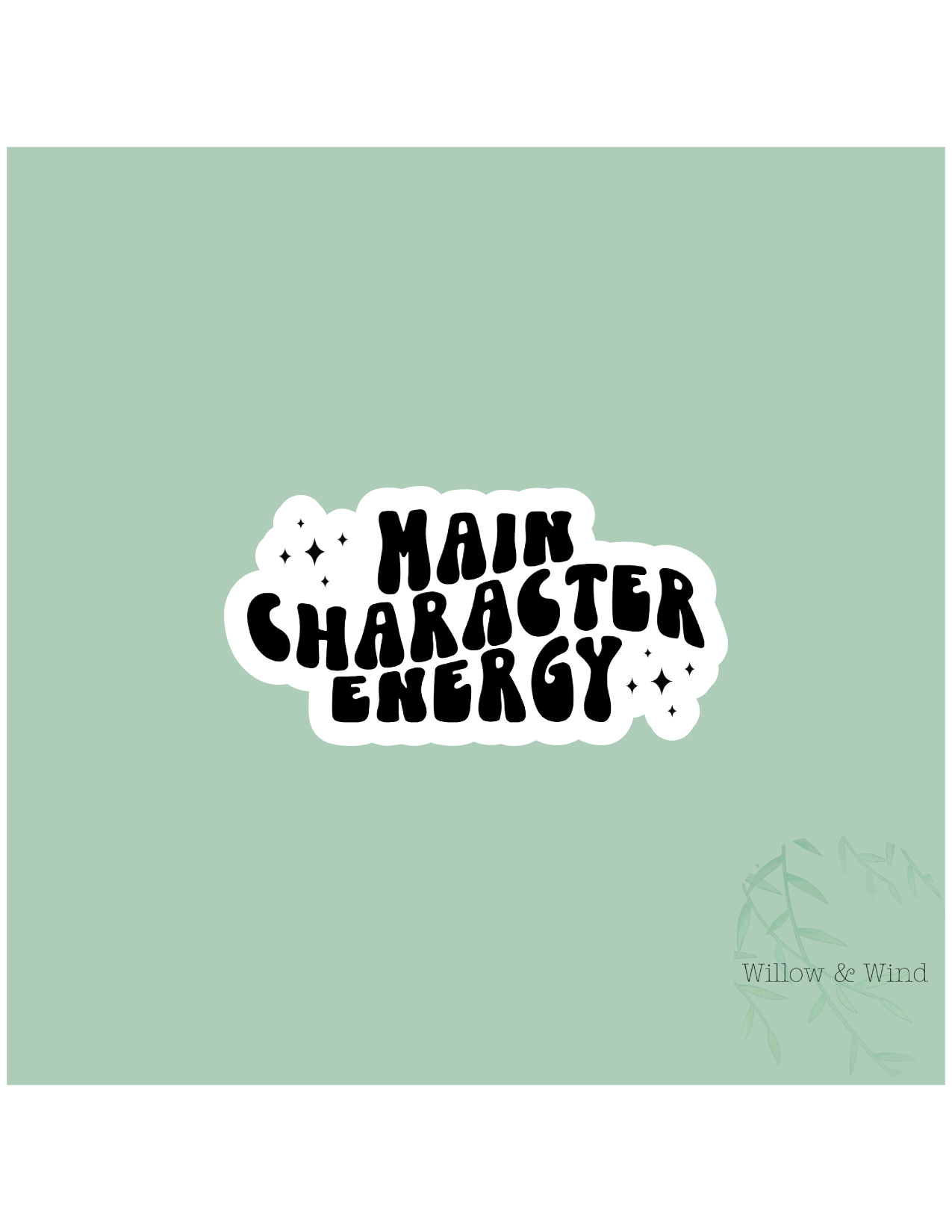 Main Character Energy - Bookish Sticker