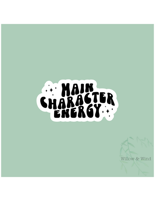 Main Character Energy - Bookish Sticker