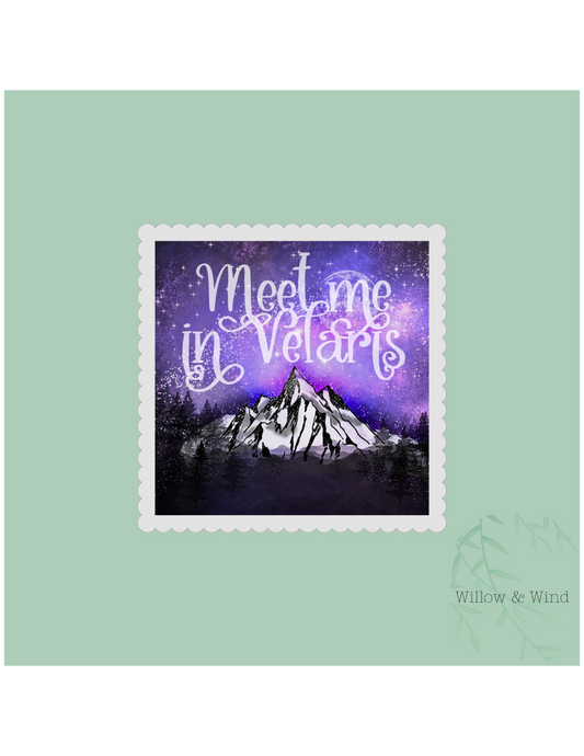 Meet me in Velaris Stamp - A Court of Thorns and Roses Sticker