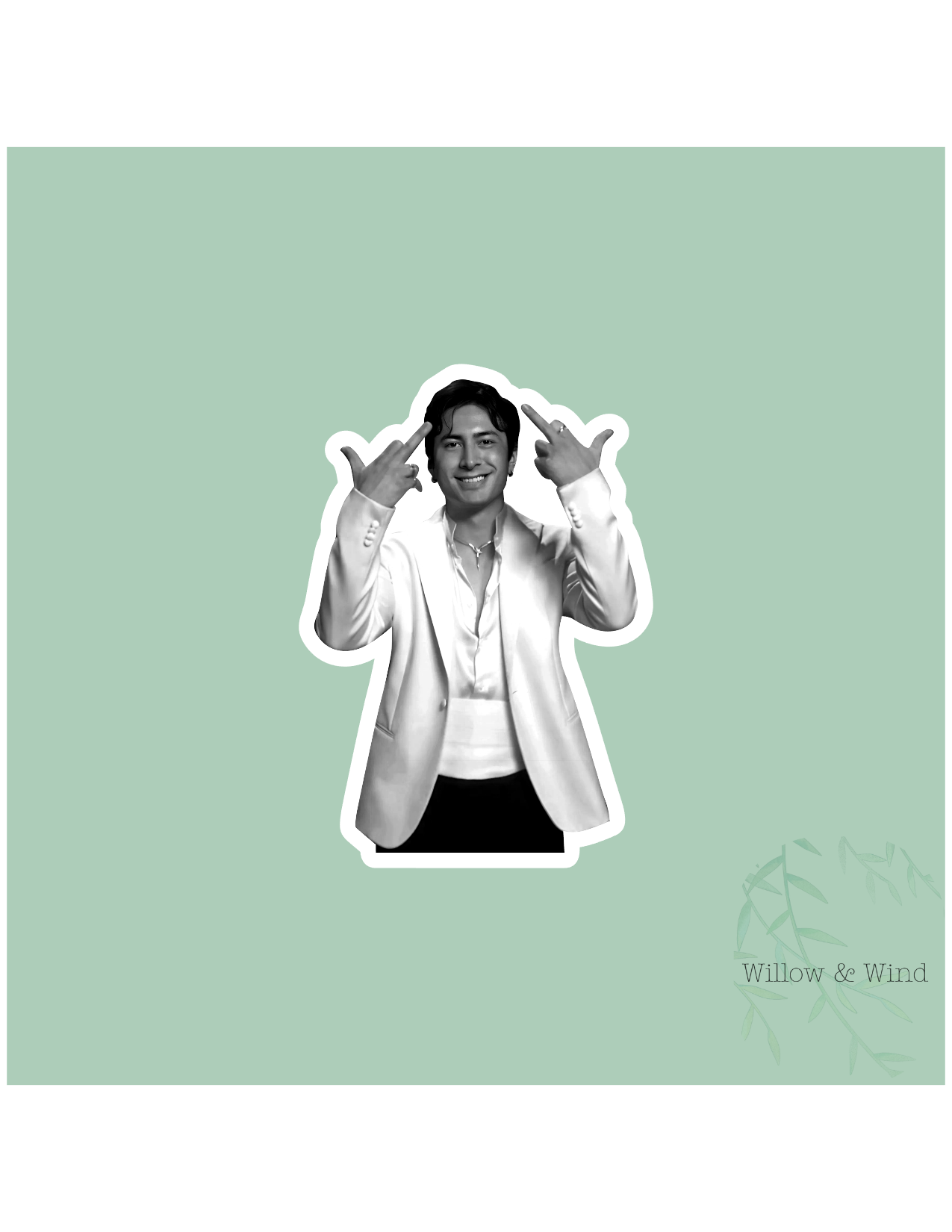 Shane Middle Finger - Heated Rivalry Sticker