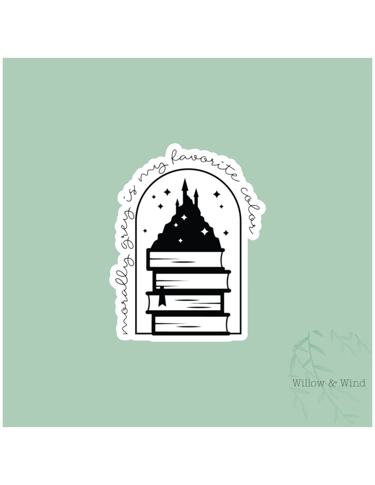 Morally Grey - Bookish Sticker