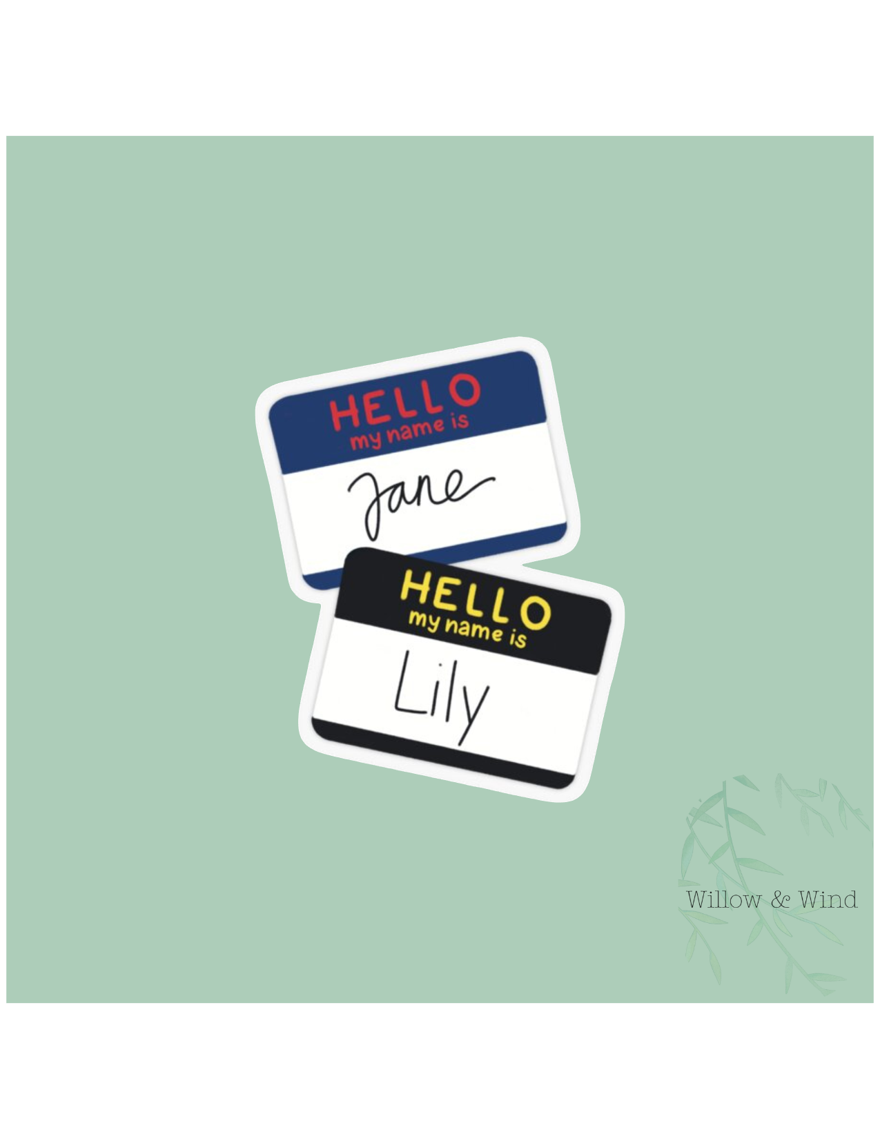 Name Tags - Heated Rivalry Sticker