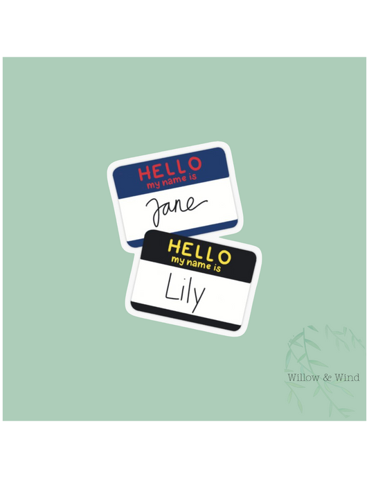 Name Tags - Heated Rivalry Sticker