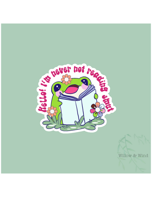 Reading Smut - Bookish Sticker