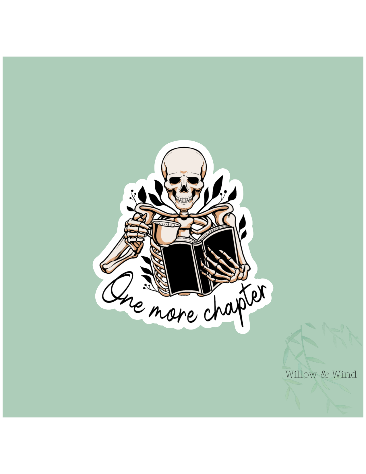 One More Chapter - Bookish Sticker