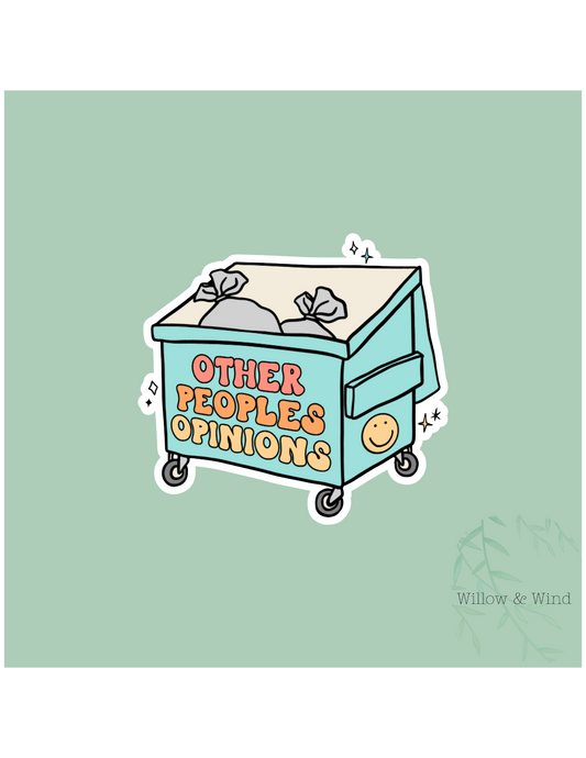 Other Peoples Opinions Sticker