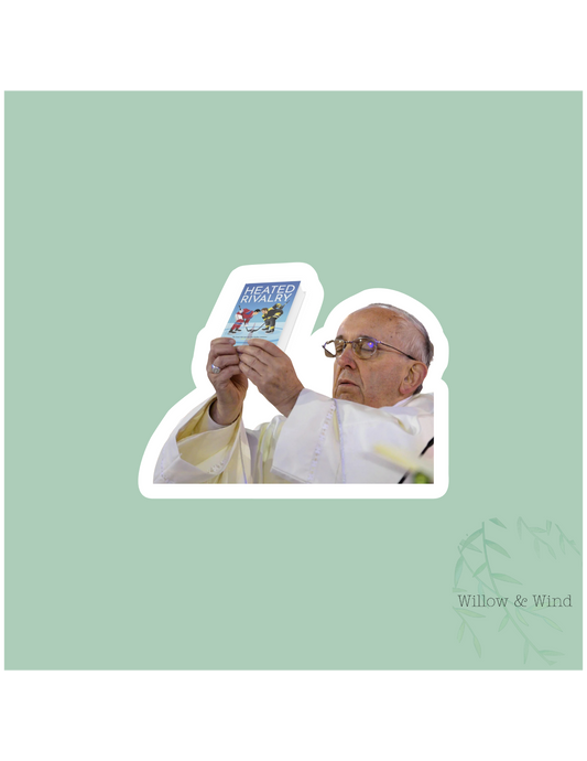 HR with Pope - Heated Rivalry Sticker