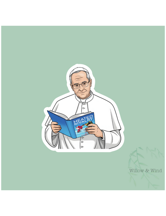 Pope Reading HR - Heated Rivalry Sticker