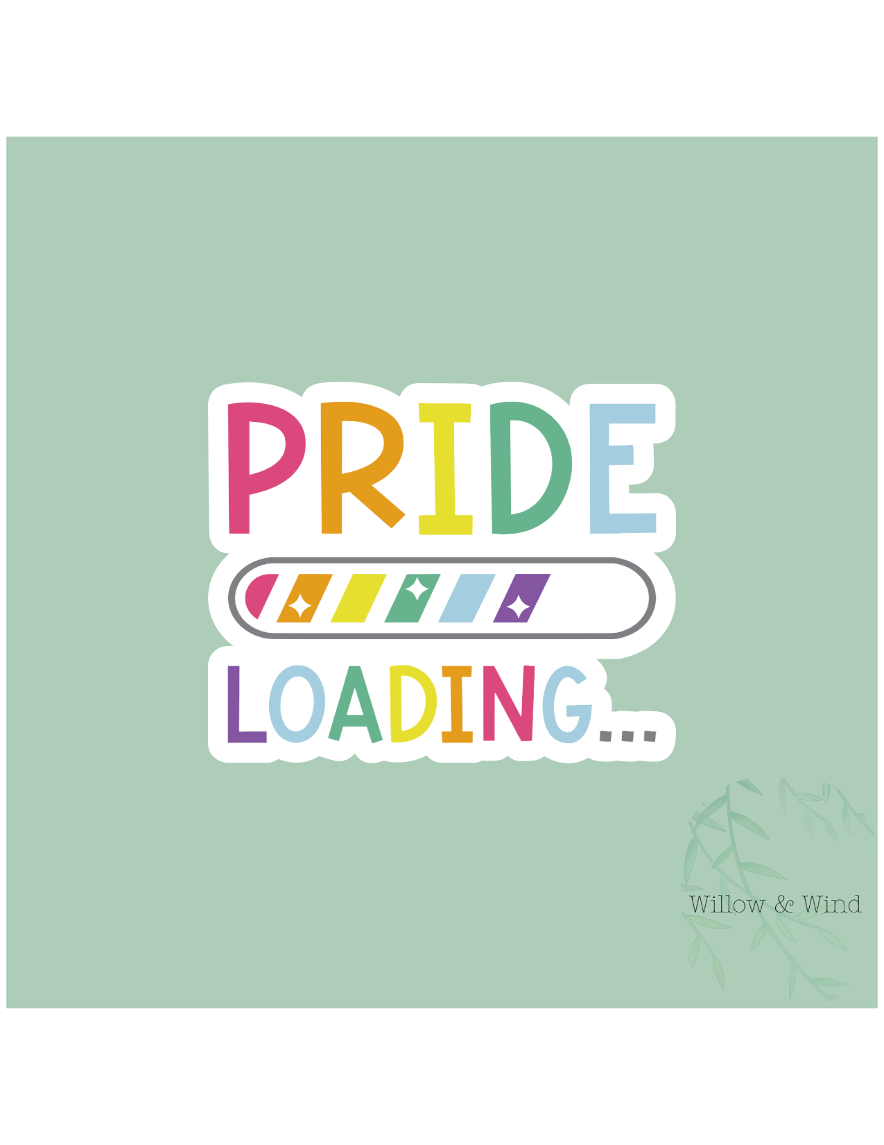Pride Loading - LGBTQ Sticker