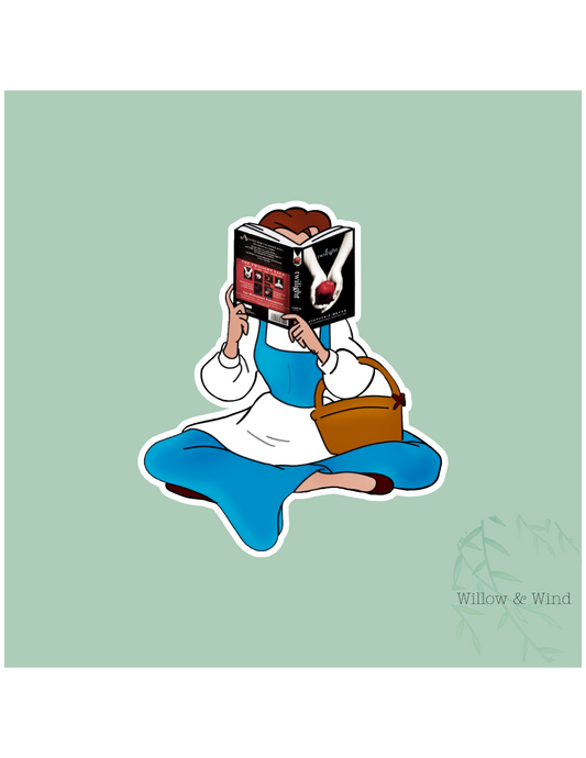 Princess Reading - Twilight Sticker