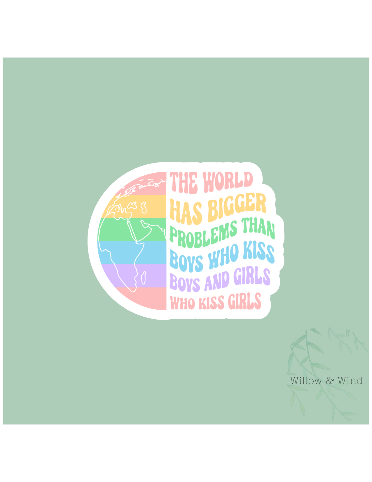 Bigger Problems - LGBTQ Sticker