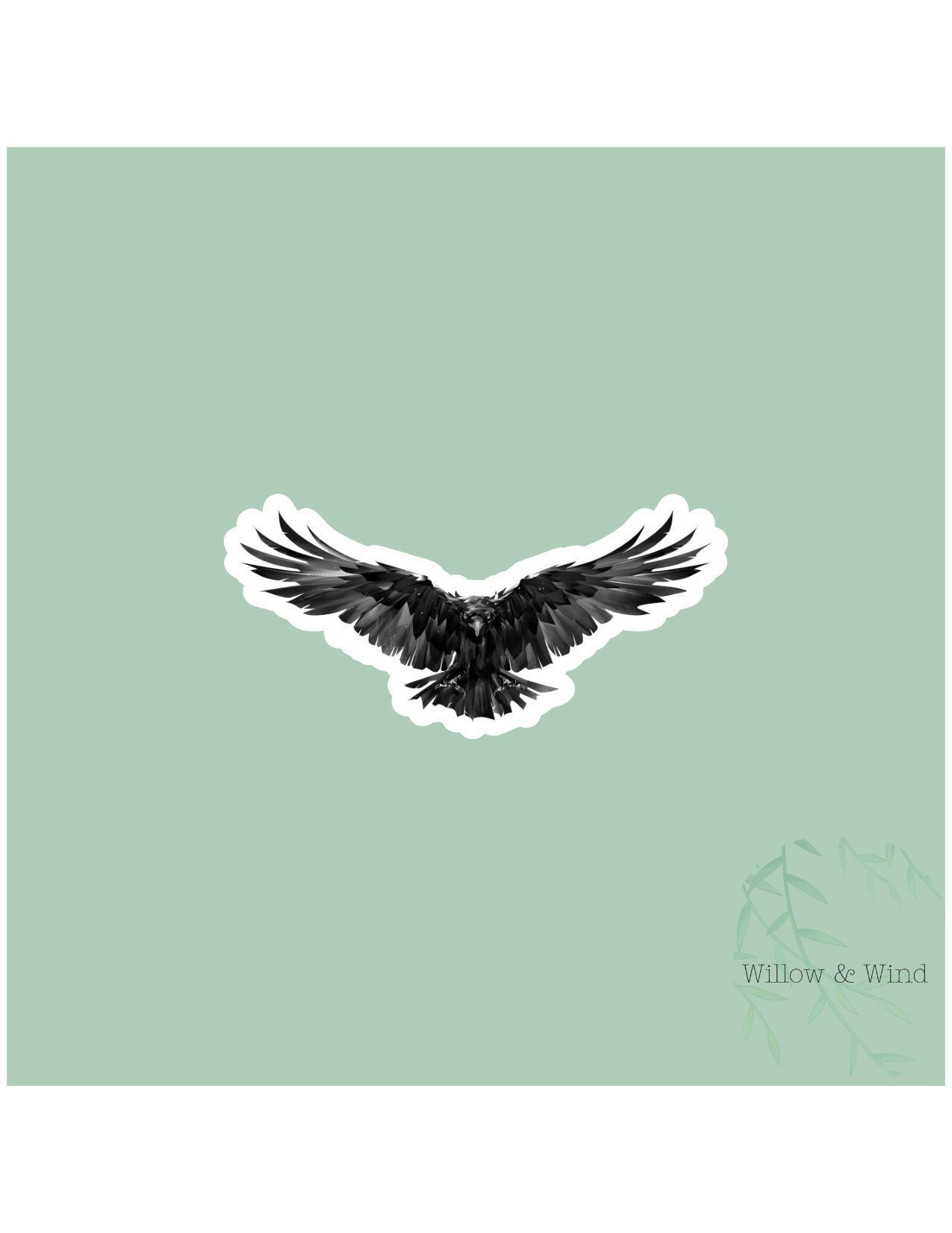 Raven - Bookish Sticker