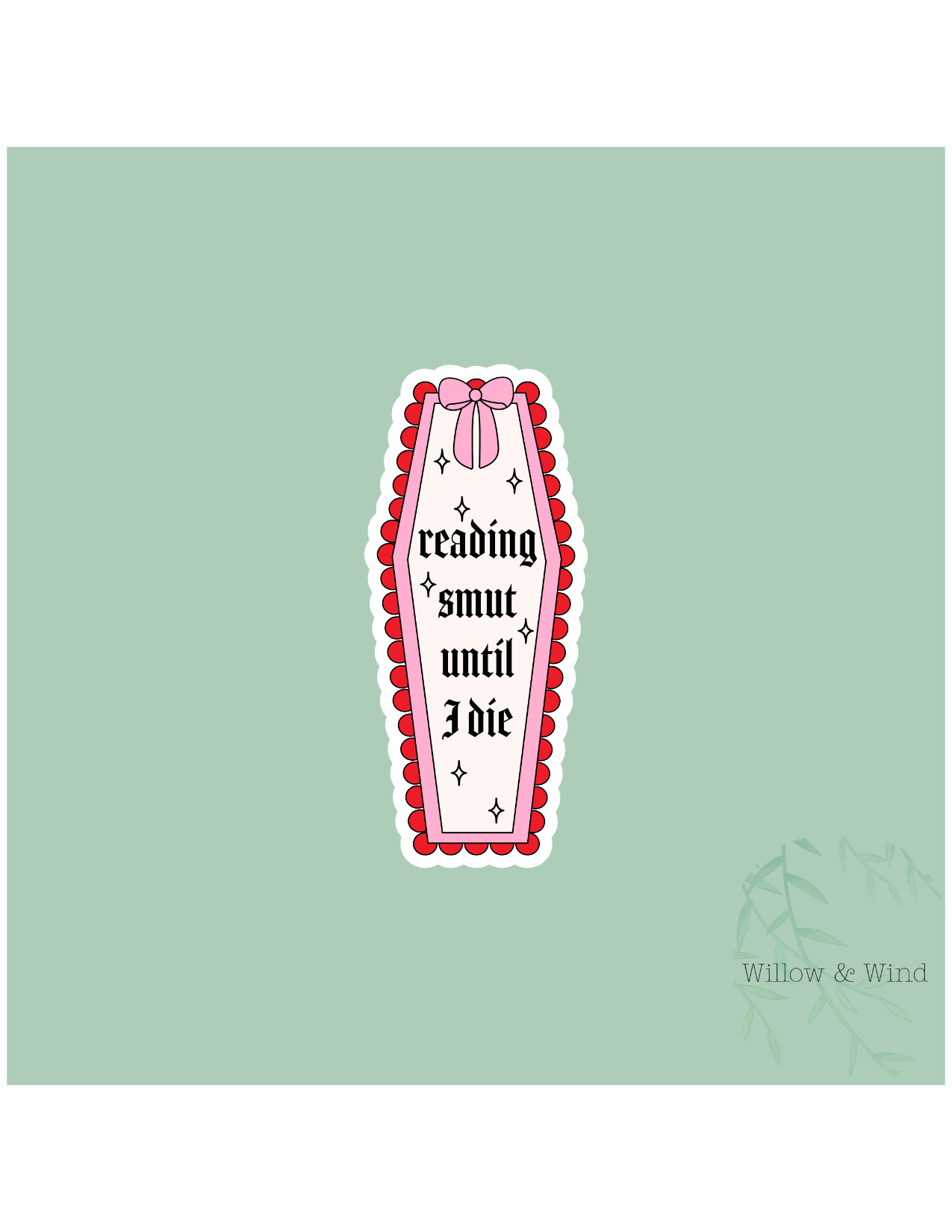 Reading Smut - Bookish Sticker