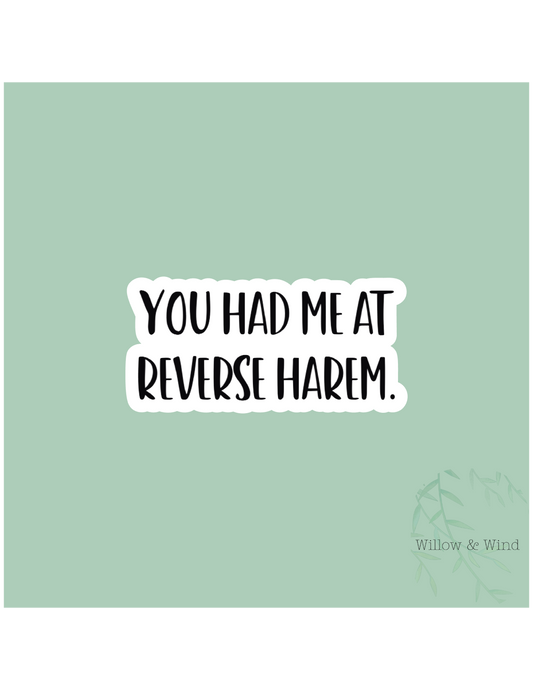 Reverse Harem - Bookish Sticker