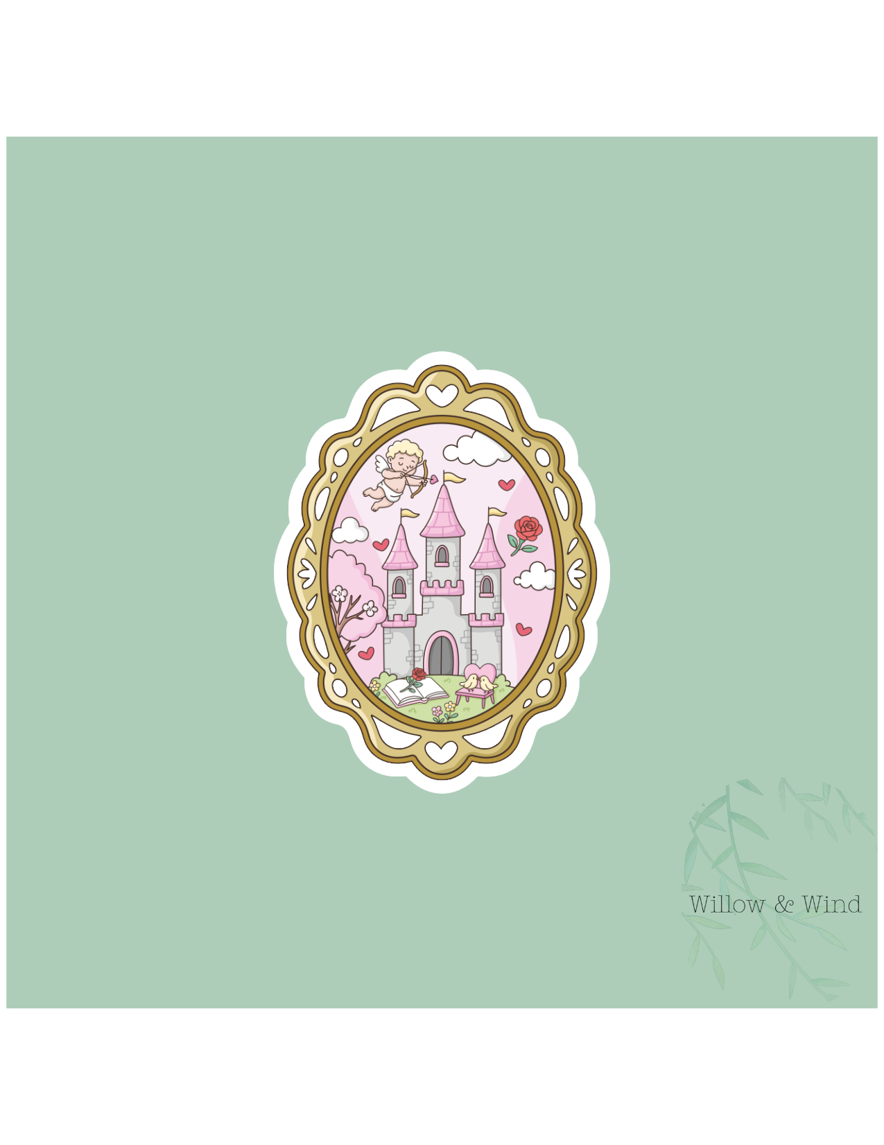 Romance Frame - Bookish Sticker