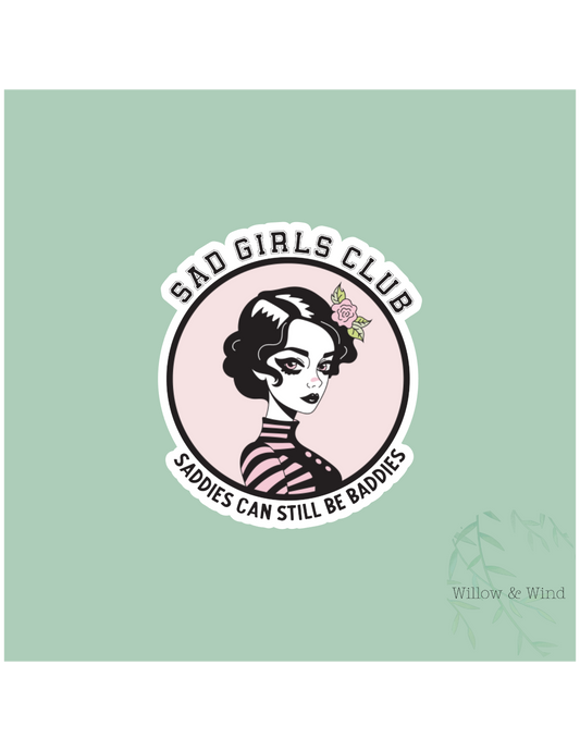 Sad Girls Club Gothic Sticker